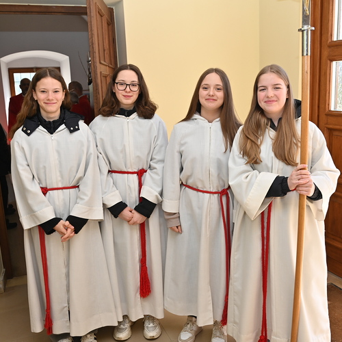 Copyright: Egon WEISSHEIMER, 27.04.2024 Grafenschlag, Firmung im Pfattverband Herz Jesu im Waldviertel, in der Pfarrkirche Grafenschlag, Firmspender: Domkapilar Mag. Herbert D?LLER, 