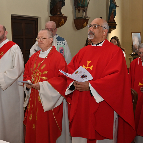 Copyright: Egon WEISSHEIMER, 27.04.2024 Grafenschlag, Firmung im Pfattverband Herz Jesu im Waldviertel, in der Pfarrkirche Grafenschlag, Firmspender: Domkapilar Mag. Herbert D?LLER, 